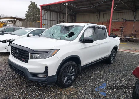 2021 Honda Ridgeline Awd Sport from USA, damaged, VIN 5FPYK3F17MB013034
